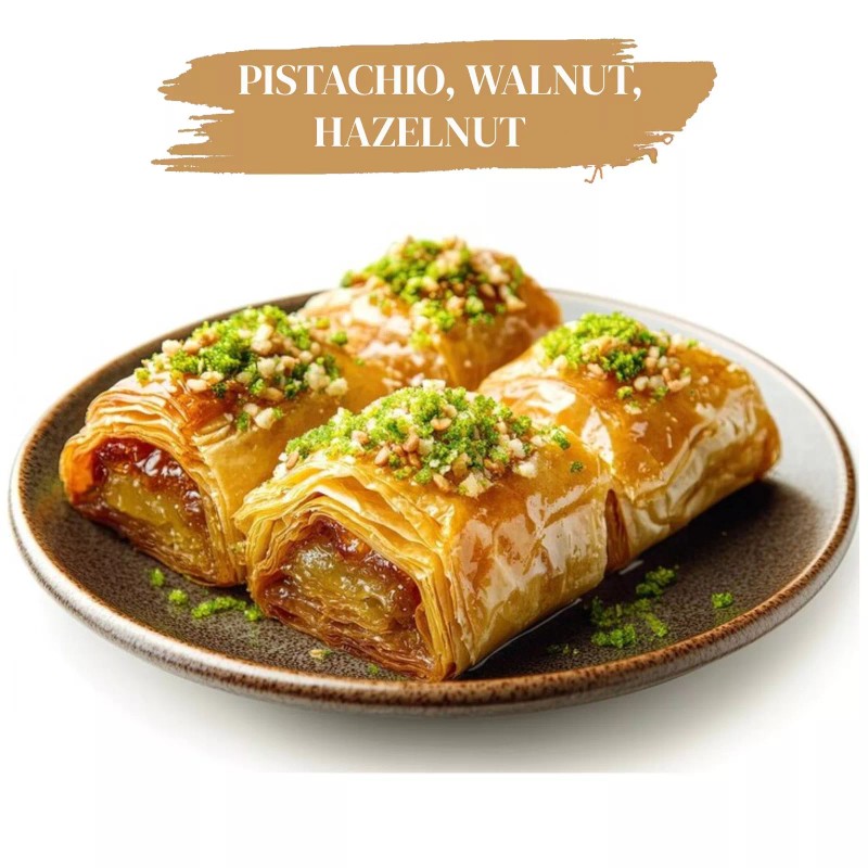 Andy Anand Luxury Sugar Free Baklava: 26 Pcs, 8.8 Oz,