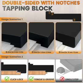 NAACOO Laminate Flooring Tools, Universal 4 in 1 Floor Installation Kit