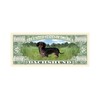 SET OF 5 BILLS-DACHSHUND MILLION DOLLAR BILL