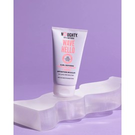 Noughty 97% Natural, Wave Hello Curl Taming Cream, 97% Natural Sulphate Free Vegan Curl Defining Haircare, Vitamin Rich Smoothing Formula for Curly and Wavy Hair, with Sea Kelp and Mango Butter 150ml