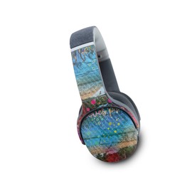 MightySkins Carbon Fiber Skin Compatible with Skullcandy Crusher Evo Wireless - Tropical Resort | Protective, Durable Textured Carbon Fiber Finish | Easy to Apply