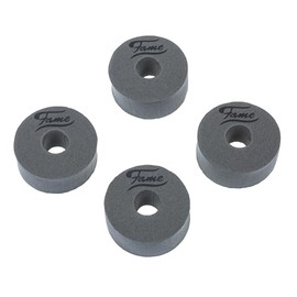 Fame Cymbal Washers, 40 x 16 Cymbal Felts, Grey, Set of 4 Memory Foam Cymbal Felts, Optimised Sound and Feel, Suitable for Top and Bottom, Sound Improvement, Various Colour Options