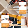 Tookie 6pcs Drill Bit Holder Extension, Flexible Pivoting Magnetic Bit