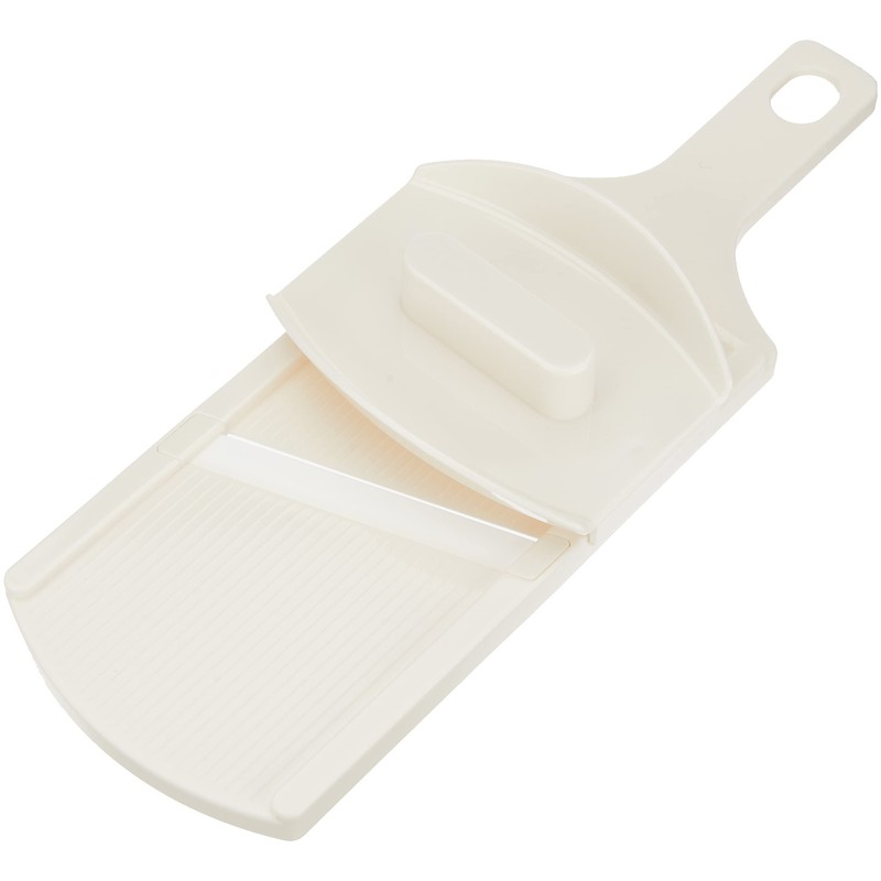 Wahei Freiz Z Cook Slicer, White, Ceramic, Includes Holder