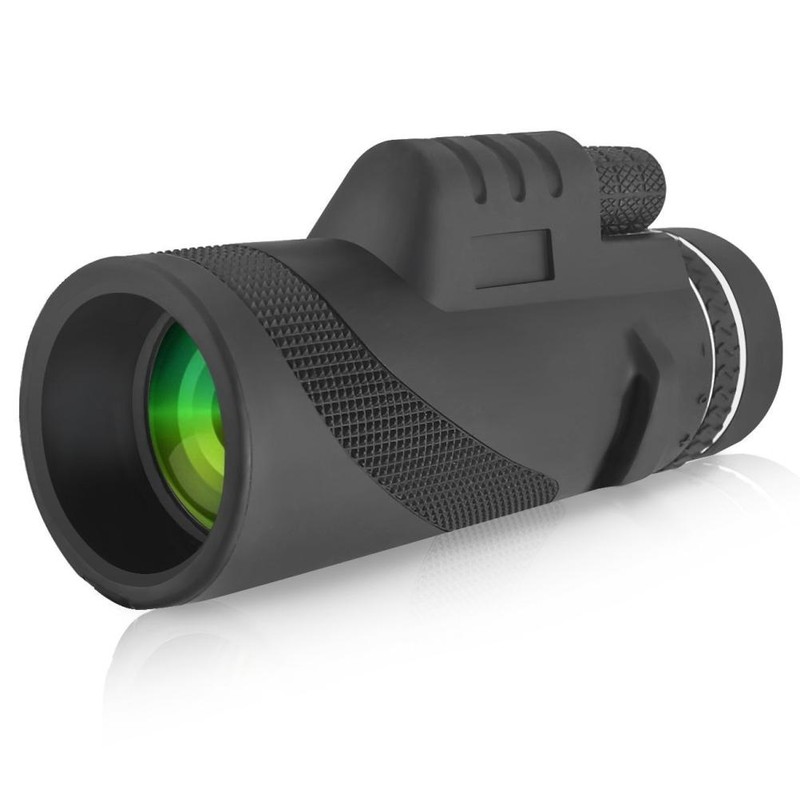 80X100 Monocular Telescope with Low Night Vision High Powered Monocular