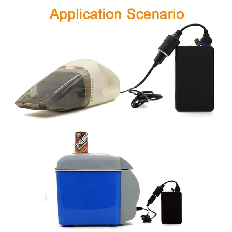 Greluma 2 Stk EC5-Zigarettenanzünder-Adapter für Mini-Autobatterie-Booster, EC5-Mini-Auto-Starthilfe