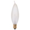 Satco A3677 15 Watt 90 Lumens CA8 Incandescent Soft White