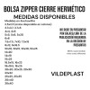 100 Bolsas Zipper Cierre Hermético Transparentes 7.5x7.5cm