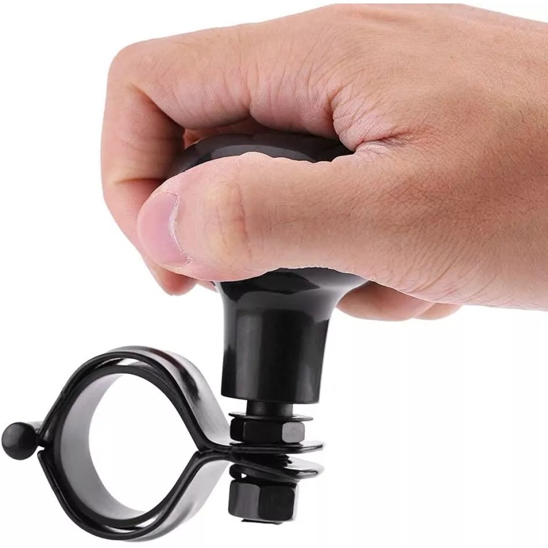 Unbranded 2Pack Auto Heavy Duty Suicide Knob Car Black Steering
