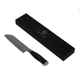 Chef Craft Elite German Santoku Knife, 12 inch, Stainless Steel/Black