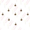 Comet Busters Beautiful Golden Bindi with Diamond Indian Bindis for