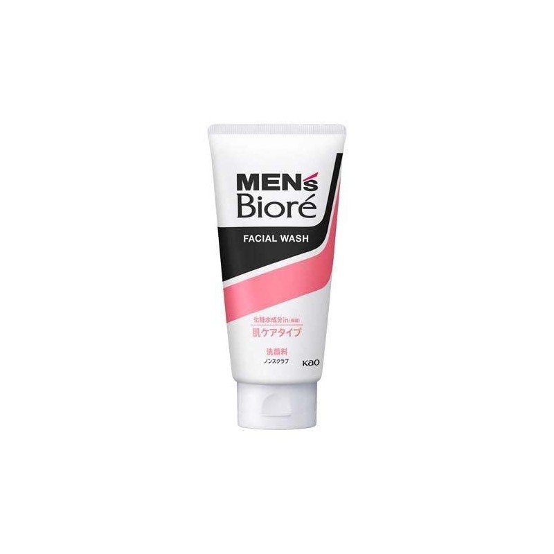 Kao Men's Biore Deep Moist Face Wash, 4.6 oz (130