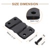 sourcing map 2 Pairs Flush Mount Bracket, 54 x 30mm