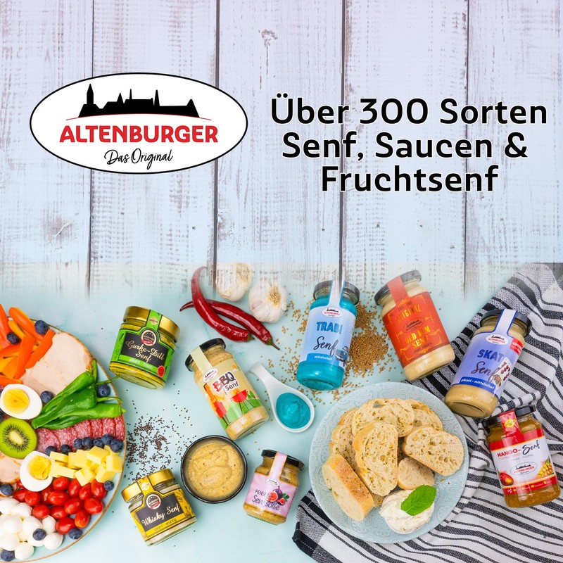 Medium Hot Mustard without Added Sugar 200 ml