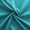 KOUFALL Teal Kitchen Curtains Valances 24 Inch Length Set of