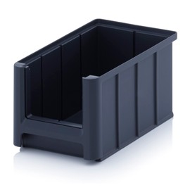 Creativ Ladenbau GmbH Storage Box/Stacking Box/Storage Box/Sorting Box/Sorting Box in Size 3, Stackable, Colour: Anthracite Grey (Anthracite Grey Similar to RAL7016)