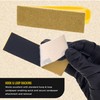 Dura-Gold Premium 1" x 4" Gold Sandpaper Micro Sheets, 220