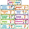 Wehhbtye Greeting Choice Classroom Rules Posters,Social Greeting Poster,Classroom Must Haves