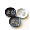 Ksn1202 Plate, Scandinavian Plate, Ceramic, Flower Pattern, Cute, Stylish, Setoyaki,