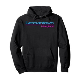 Retro Germantown Maryland Pullover Hoodie