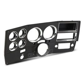 CHEDA Dash Instrument Bezel w/Wiper Switch Hole Storage Box Compatible with 1981-1983 Chevy GMC Truck Blazer Suburban Black 14023004