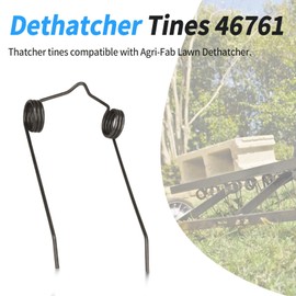 Dethatcher Spring Tines 46761 fits for Agri-Fab Dethatcher, Thatcher Tine (1/8 Inch Dia) Width 4.09" x Height 2" x Length 7.08", Mower Attachments for Outdoor Yard Tools Replacement (10 PCS)