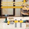 Yueqing Zhongji Rabbet Router Bit 1/2 Inch with 6 Bearings,Interchangeable
