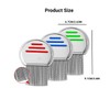 3-Pack Stainless Steel Lice Combs - Effective Nit and Dandruff