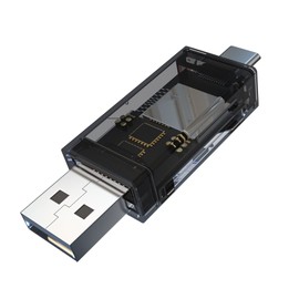 SD Card Reader,DHTtechky USB 3.0/USB C Memory Card Reader Adapter,Camera SD Card Adapter Converter-Supports SD/Micro SD/TF/SDHC/SDXC/MMC-Compatible for Tablets Laptops & Smartphones.