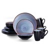 Home VSS, Stoneware Dinner Set Reactive Glaze (16pc Set, Grey)