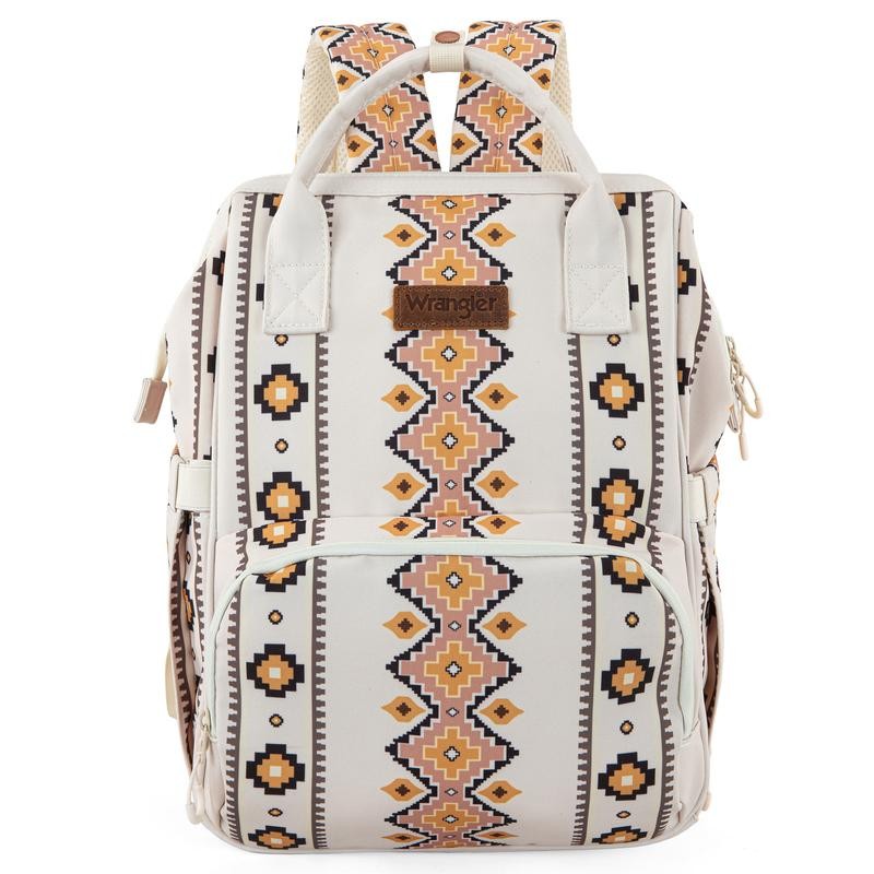 Wrangler Aztec Backpack for Women Casual Daypack Travel Bags with