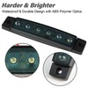 AOXLFU 10pcs White 12V 6LED Trailer Side Marker Indicator Lights