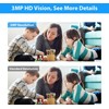 Hiseeu 2.4G WIFI Wireless Light Bulb Security Camera with SD