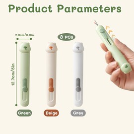 Mulomir 3 in 1 Needle Threader Seam Ripper with Needle Storage, Pluggable Needle Threader, Needle Threader Seam Separating Tool, Stretchy Remover Needle Threading Tool