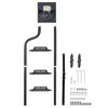 KEWISAUTO Foldable Pickup Truck Tailgate Ladder, 45" Heavy Duty Universal