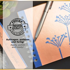 Viva Decor Inka Gold Gilding Wax2.3 oz (Mint Green) - Wax-Based Metallic Polishing Paste. Quick-Drying Metal Shine, High Gloss Effects for DIY. Decor Paste for Wood, Clay & Terracotta