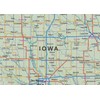 Minnesota and Iowa Physical Map - 23.3 x 16.5 Inches
