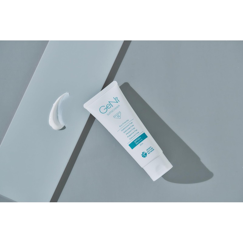 GeNi sunscreen(SPF50+ PA++++)ノンケミカル・敏感肌・IVC配合・石鹸オフ