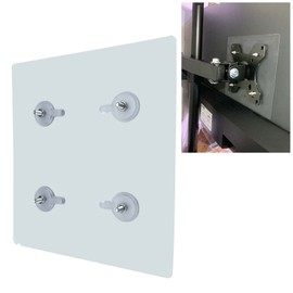 NOBER VESA Mount Adapter Bracket Kit Non-VESA Mounting Universal for 75 VESA Monitor Arm Compatible