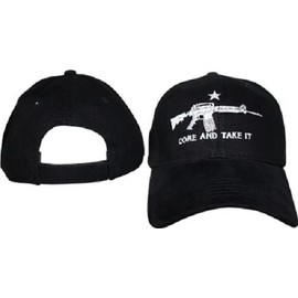 RFCO Black Machine Gun Come and Take it Baseball Style Cap Hat