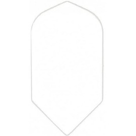 US Darts 5 Sets (15 Flights) Clear Slim Flights - 75 Micron