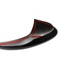 car-attention 2PC Piano Black Side Rearview Mirror Caps Cover For