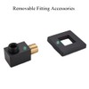 Square Hand Shower Wall Connection Elbow Brass Angle Connector Shower