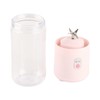 Juicer Machine Portable 500ml Mini Pink Juice Extractor 6 Leaf