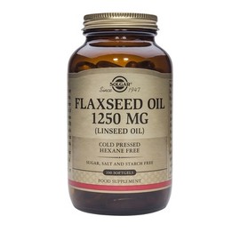 Solgar Flaxseed Oil Cold Pressed 1250mg 100 Softgels