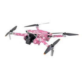 MightySkins Carbon Fiber Skin Compatible with DJI Mini 3 - Sakura Pink | Protective, Durable Textured Carbon Fiber Finish | Easy to Apply | Made in The USA