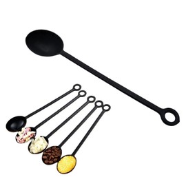 Bubble Crush Powder Measuring Spoons Set of 6 – 21cm Versatile Food-Grade Plastic Scoops for Coffee, Protein Powder, Spices, Baking, Tea, Honey, and More