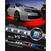 Xprite 4Pcs Car Underglow Neon Accent Strip Lights RGB 8