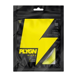 PLYGN Hyper Four/Spin & Control Tennis String / 1.18mm / 12m/Co Polyester/Tetragonal