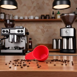 Red Plastic Coffee Scoop Measuring Scoop Suitable for Ground Beans Coffee Beans Tea,Tea and Espresso Home and Kitchen